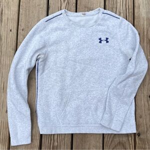 under armour | small ladies crewneck with blue rubber logo